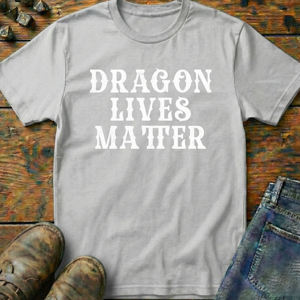 Dragon Lives Matter Text T-Shirt