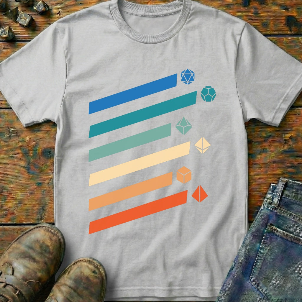Retro D20 Dice T-Shirt