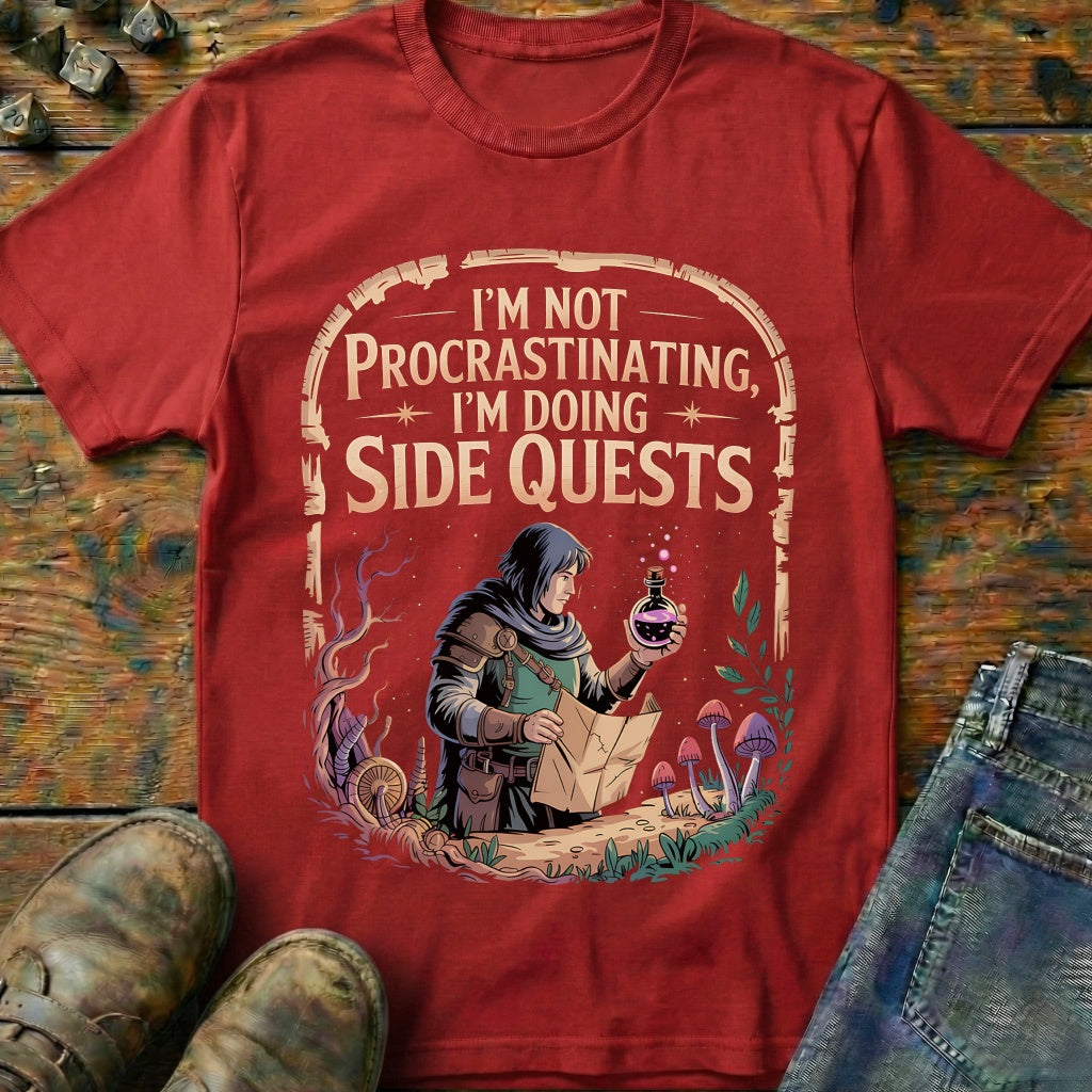 I'm Doing Side Quests Forest T-Shirt