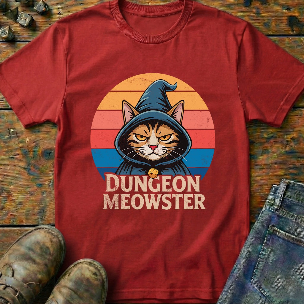 Dungeon Meowster Sunset T-Shirt