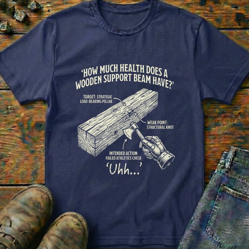 How Much Health Does A Wooden Hand T-Shirt