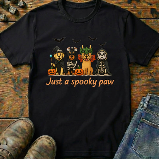 Just a Spooky Paw T-Shirt