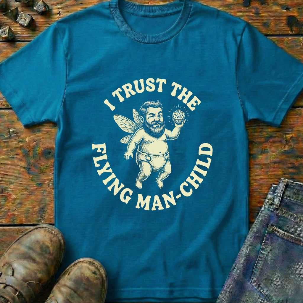 Trust The Flying Man-Child T-Shirt