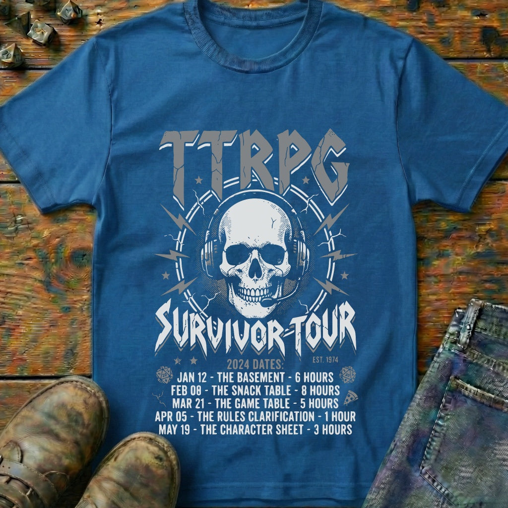 TTRPG Survivor Tour T-Shirt