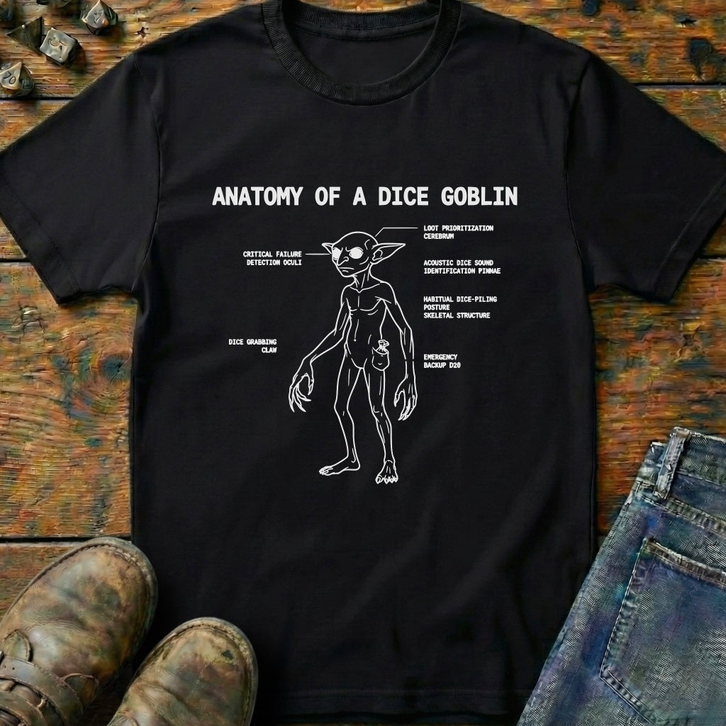 Anatomy Of A Dice Goblin T-Shirt