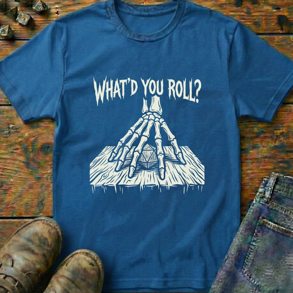 What You Roll Wood Dice T-Shirt