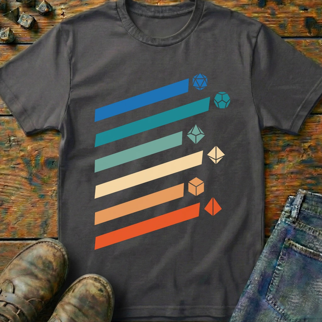 Retro D20 Dice T-Shirt
