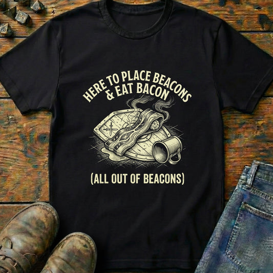 Place Beacons Eat Bacon T-Shirt