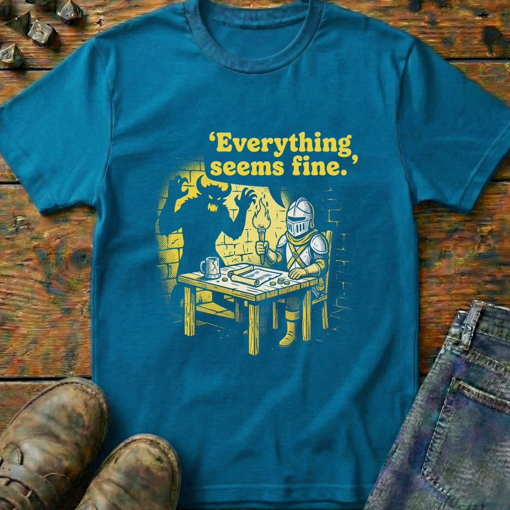 Everything Seems Fine Knight Shadow T-Shirt
