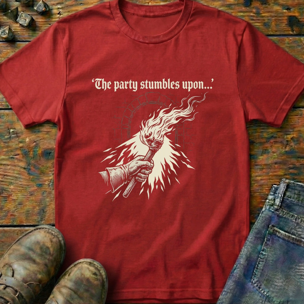 The Party Stumbles Torch T-Shirt