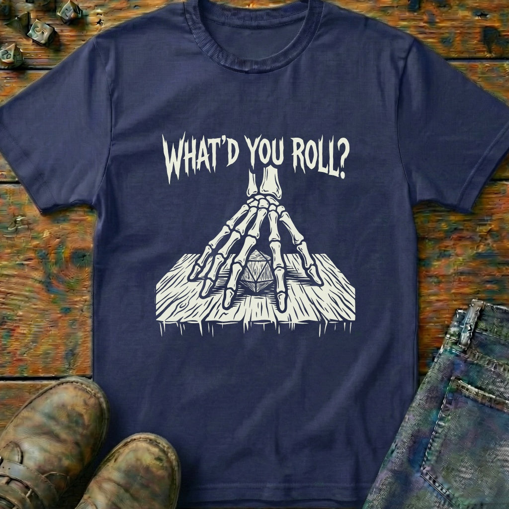 What You Roll Wood Dice T-Shirt