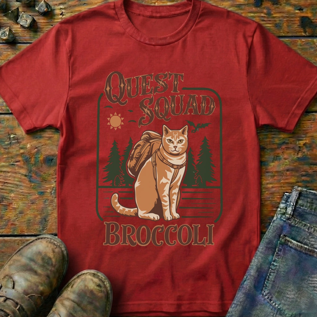 Quest Cat Broccoli T-Shirt