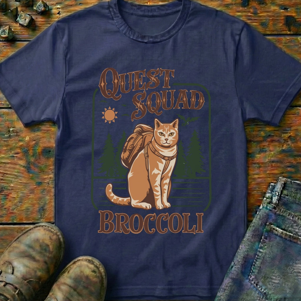 Quest Cat Broccoli T-Shirt