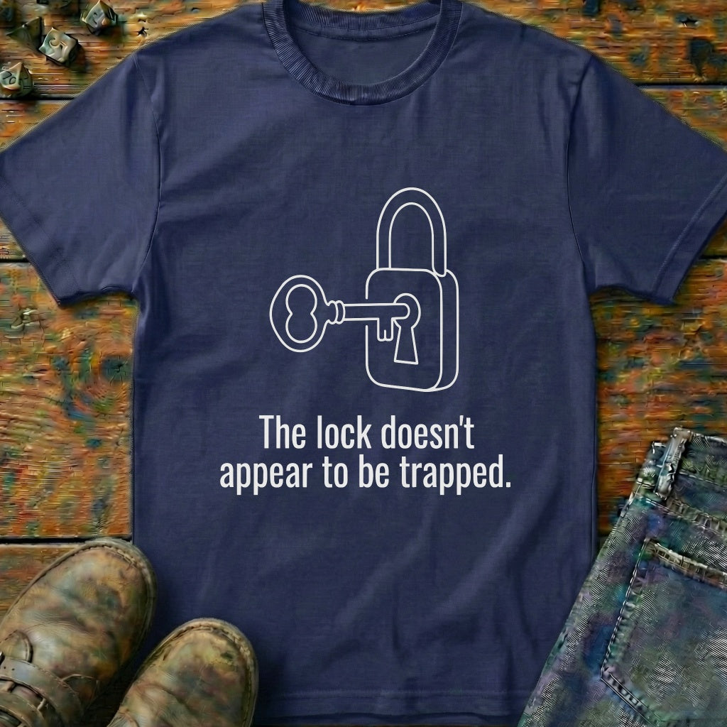 The Lock Doesnt Appear Line T-Shirt