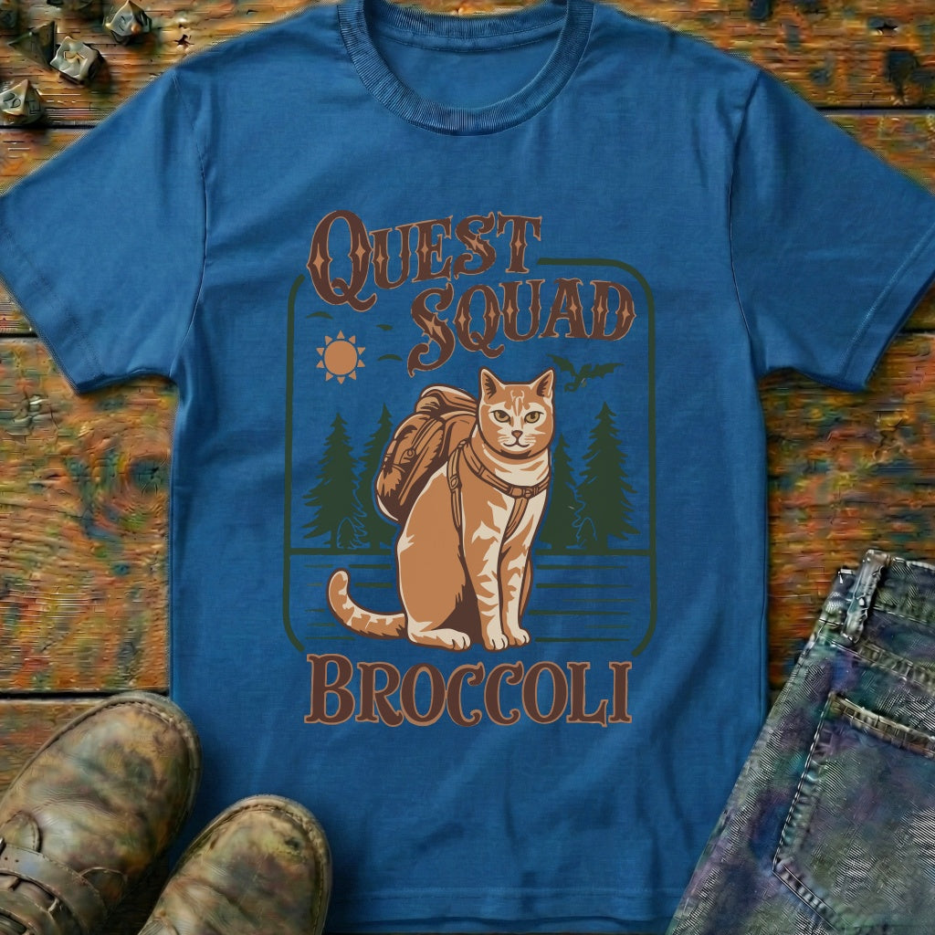 Quest Cat Broccoli T-Shirt