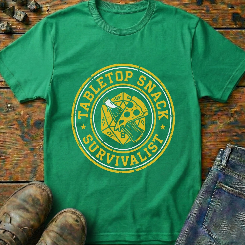 Tabletop Snack Survivalist T-Shirt