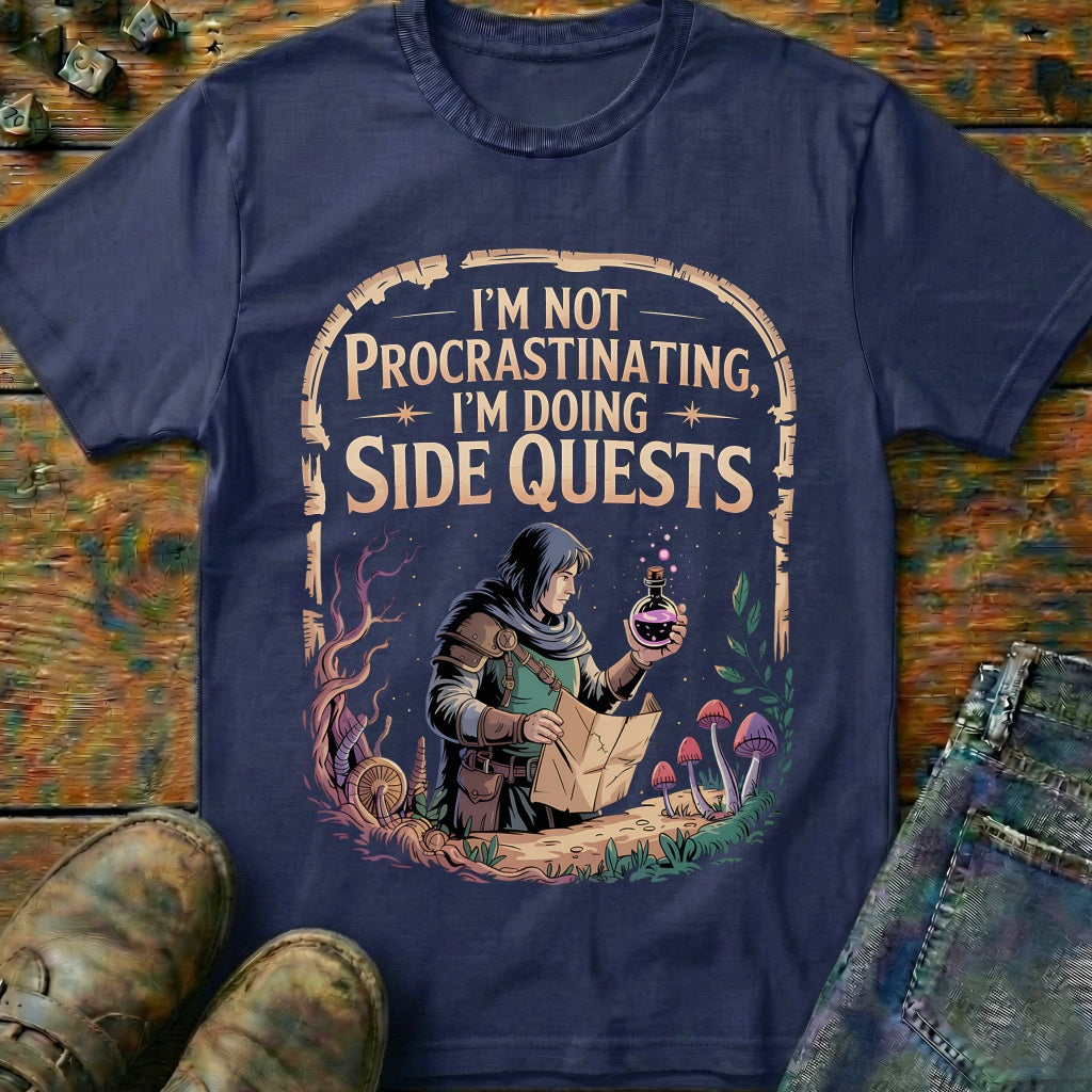 I'm Doing Side Quests Forest T-Shirt