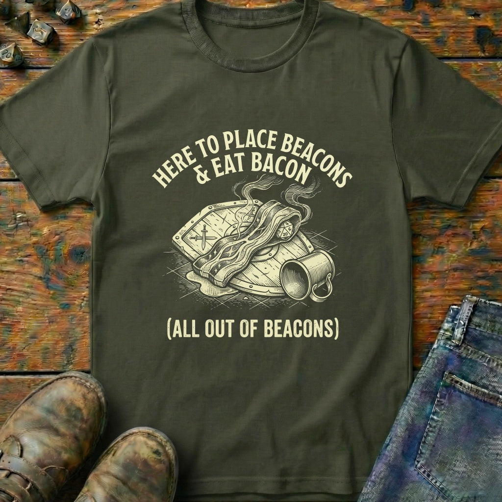 Place Beacons Eat Bacon T-Shirt