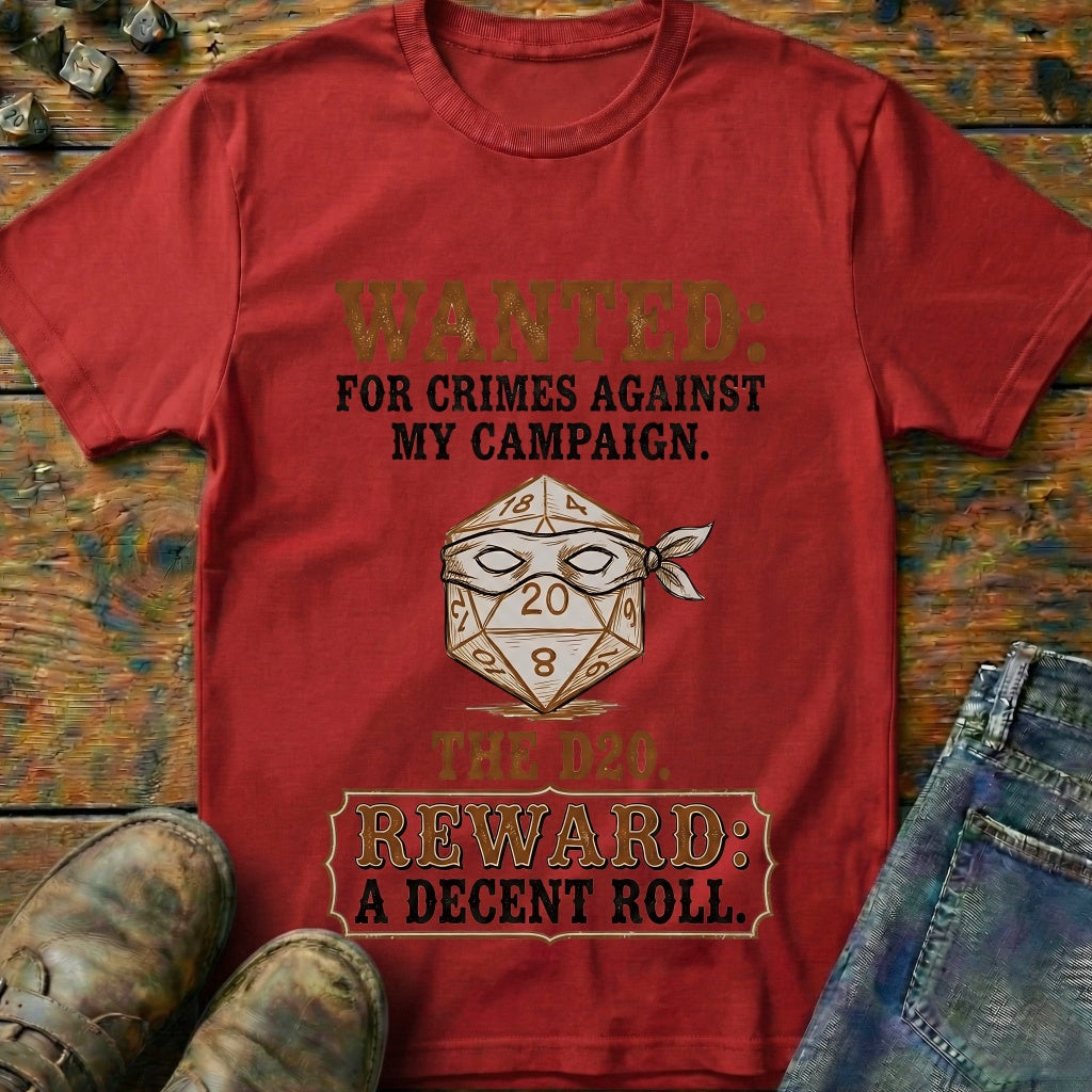D20 Wanted T-Shirt