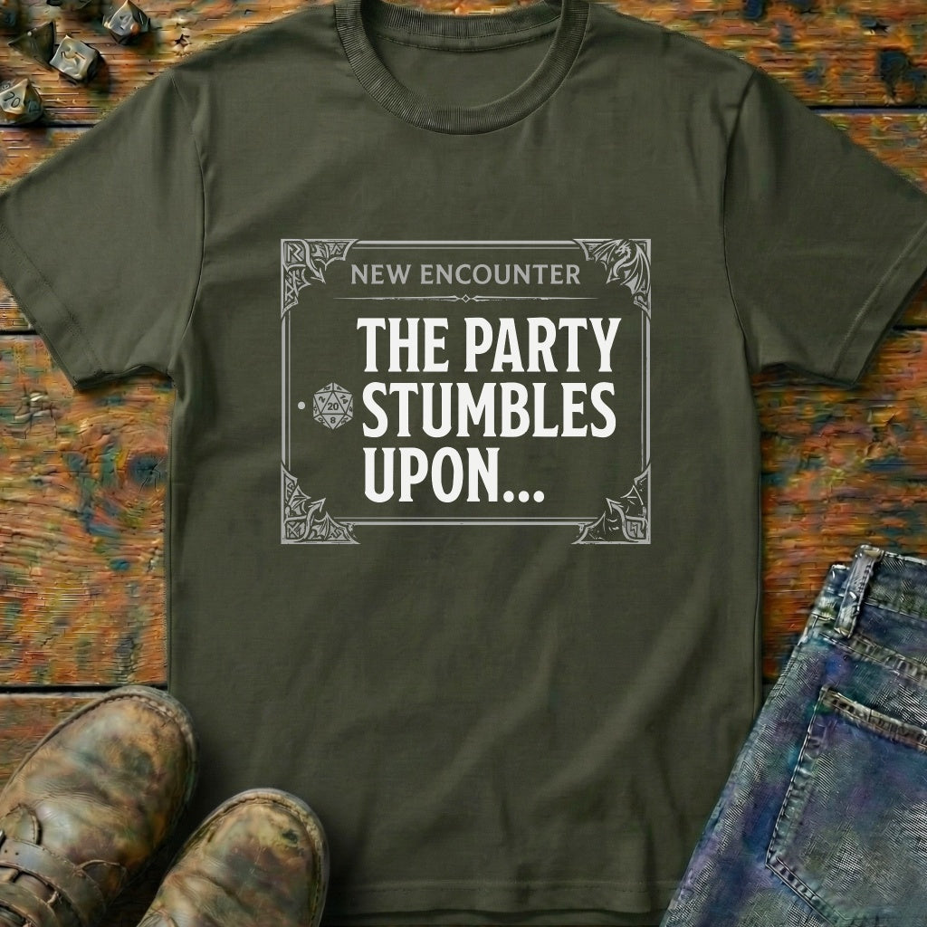 The Party Stumbles Dragon Frame T-Shirt