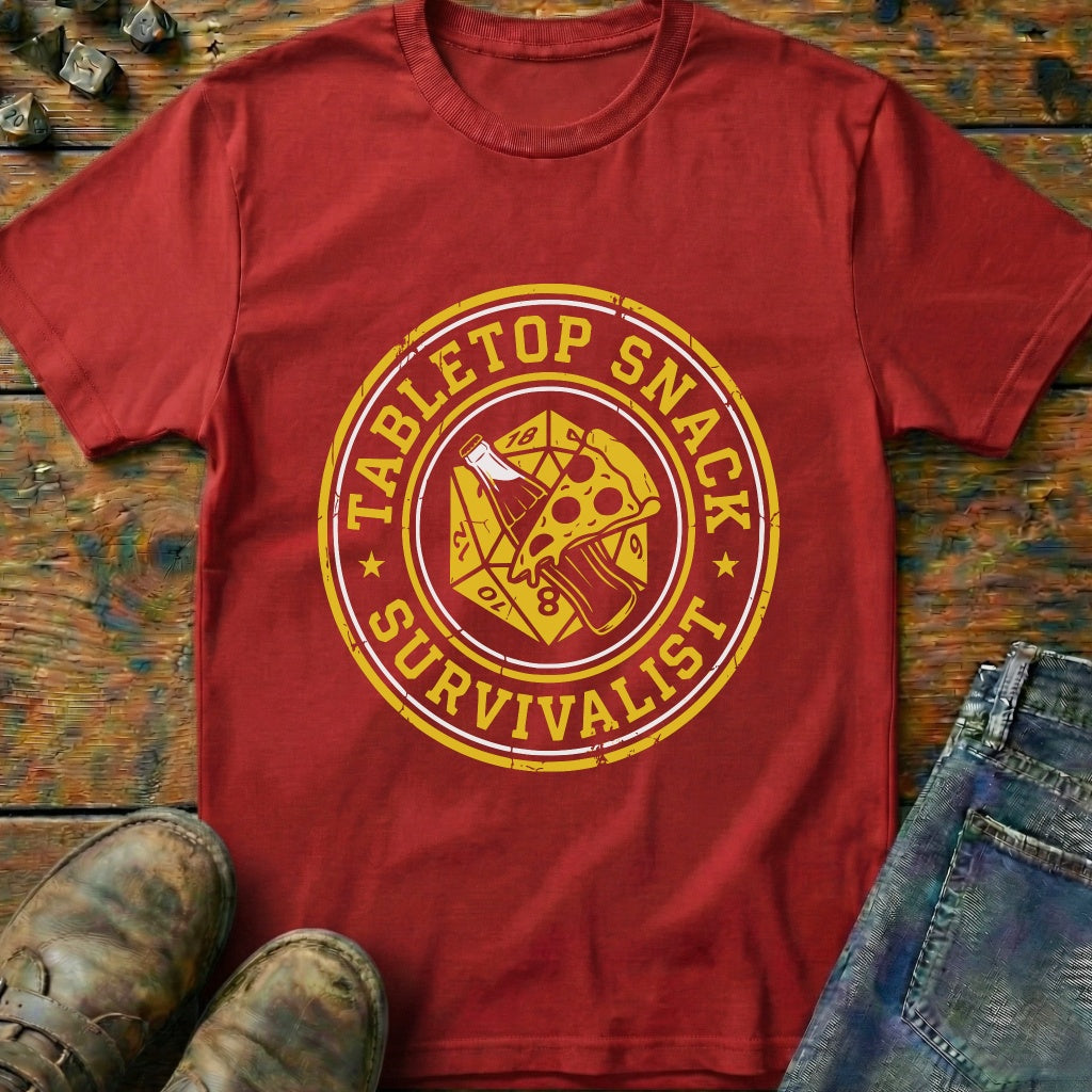 Tabletop Snack Survivalist T-Shirt