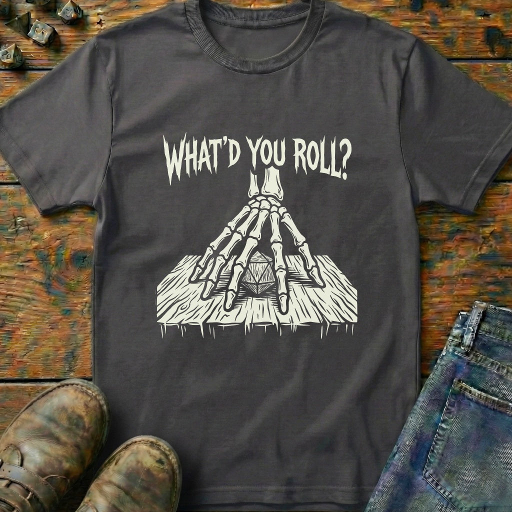 What You Roll Wood Dice T-Shirt