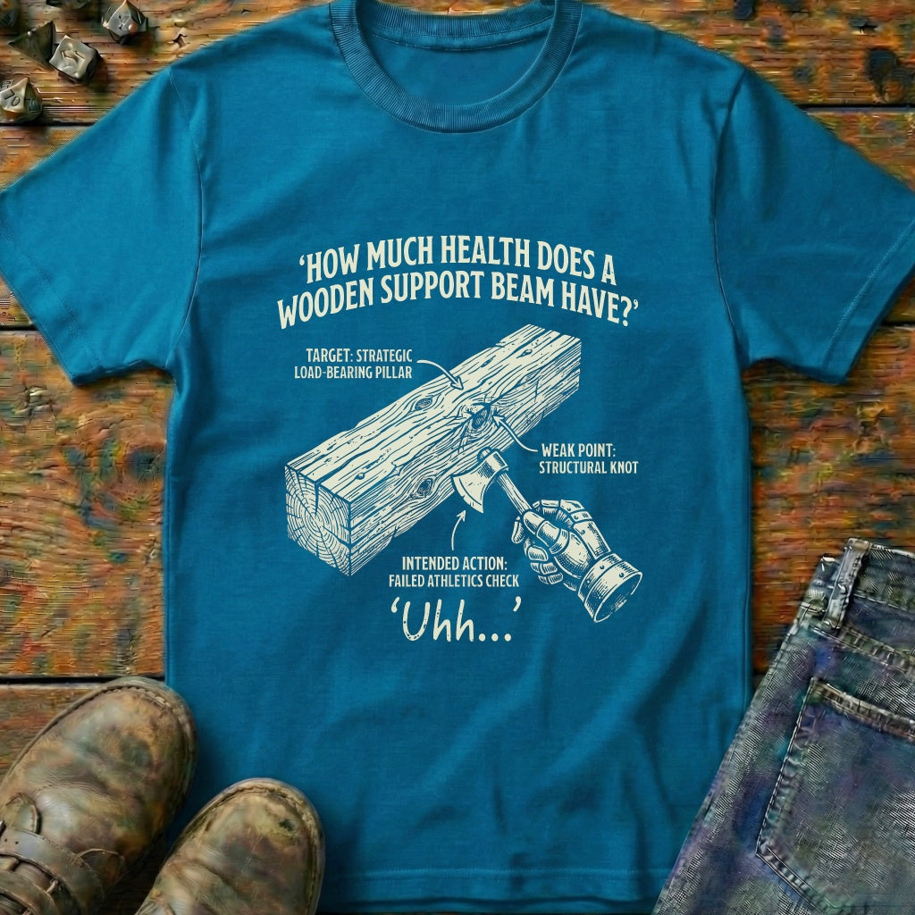 How Much Health Does A Wooden Hand T-Shirt