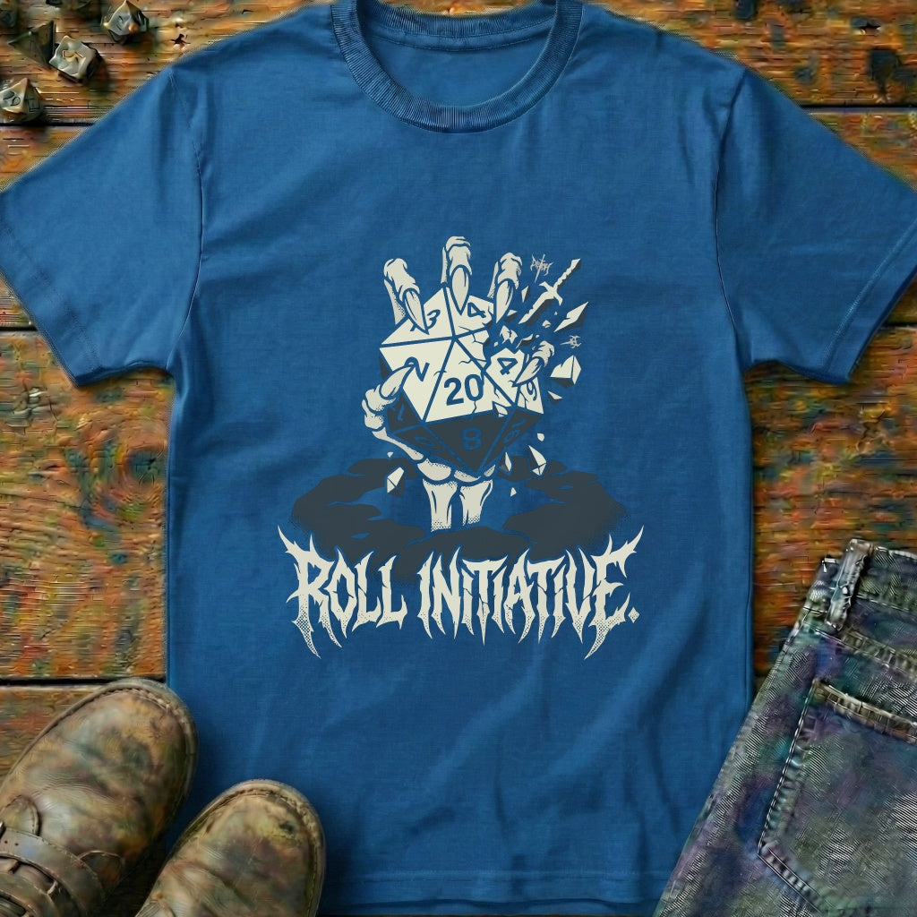 Roll Initiative D20 Sword T-Shirt
