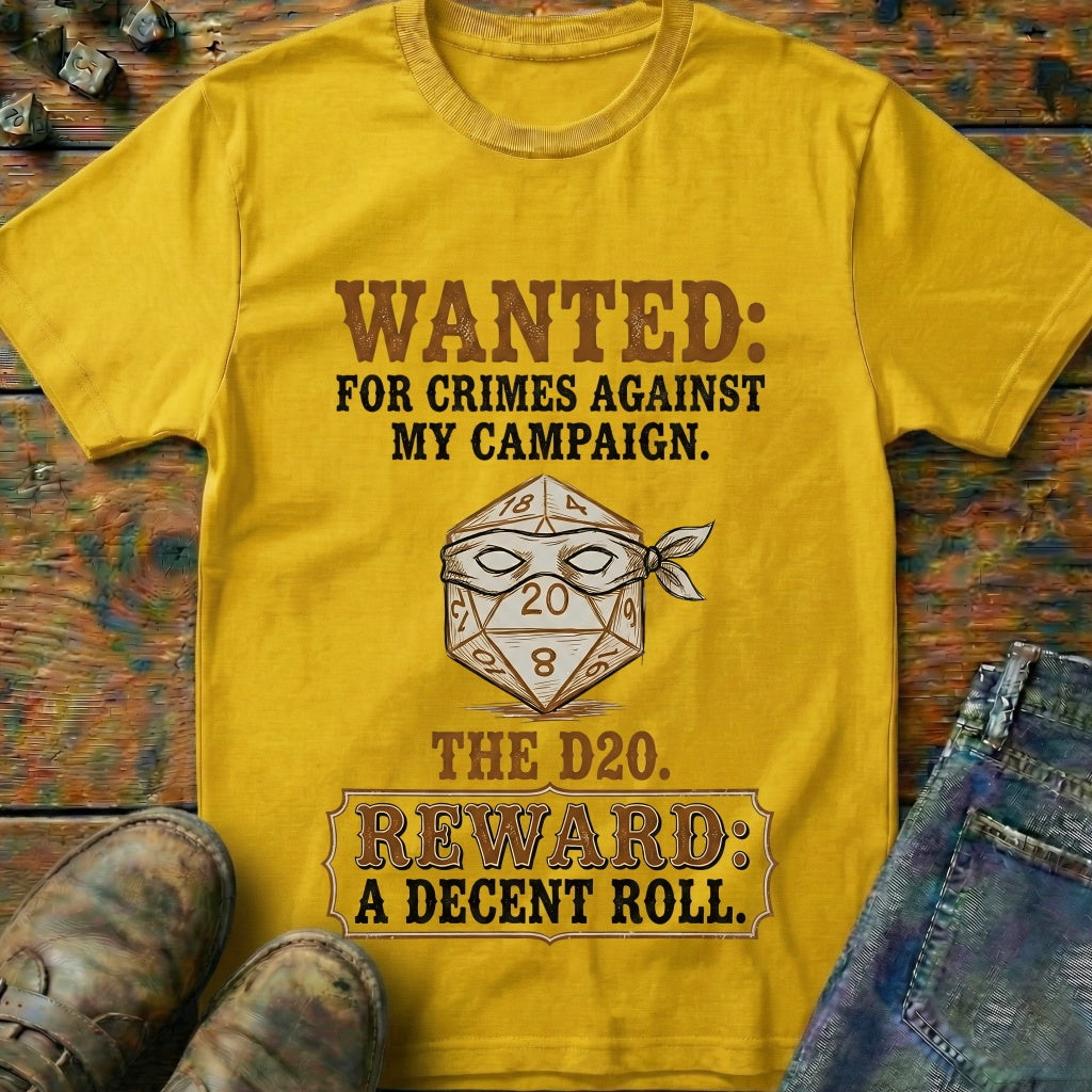 D20 Wanted T-Shirt