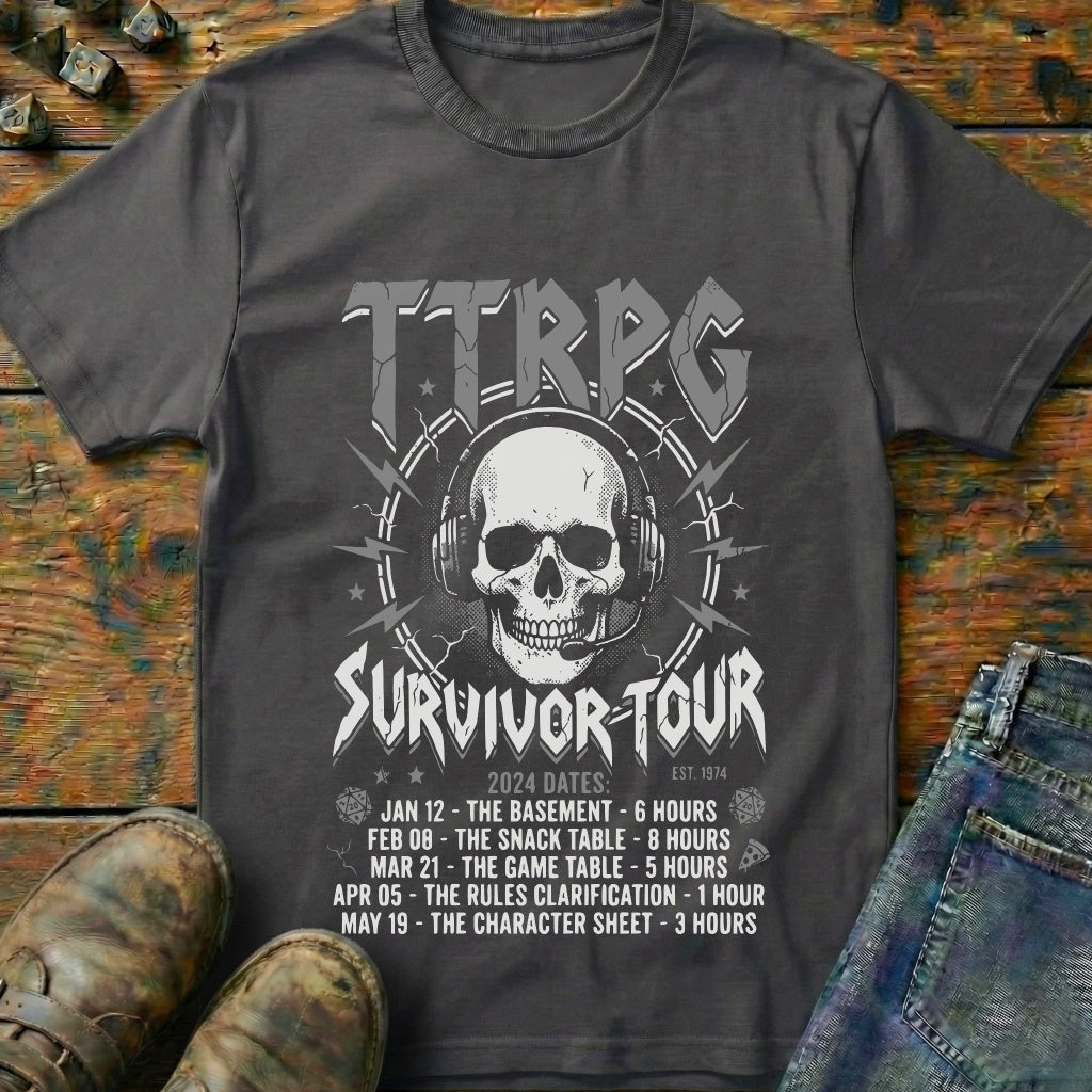TTRPG Survivor Tour T-Shirt