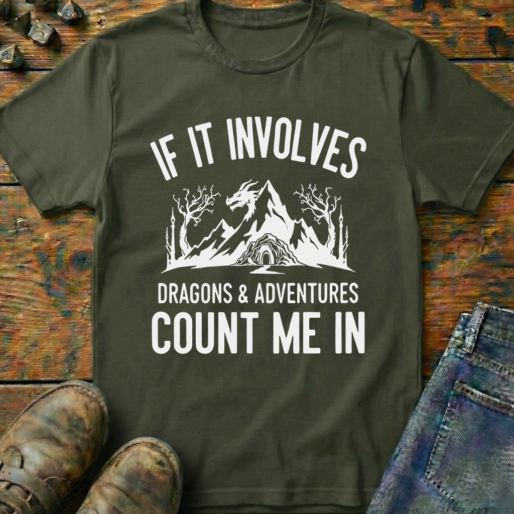 If It Involves Dragons T-Shirt