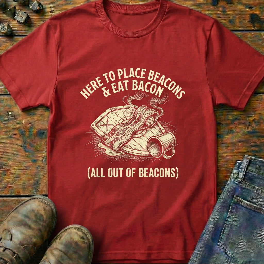 Place Beacons Eat Bacon T-Shirt