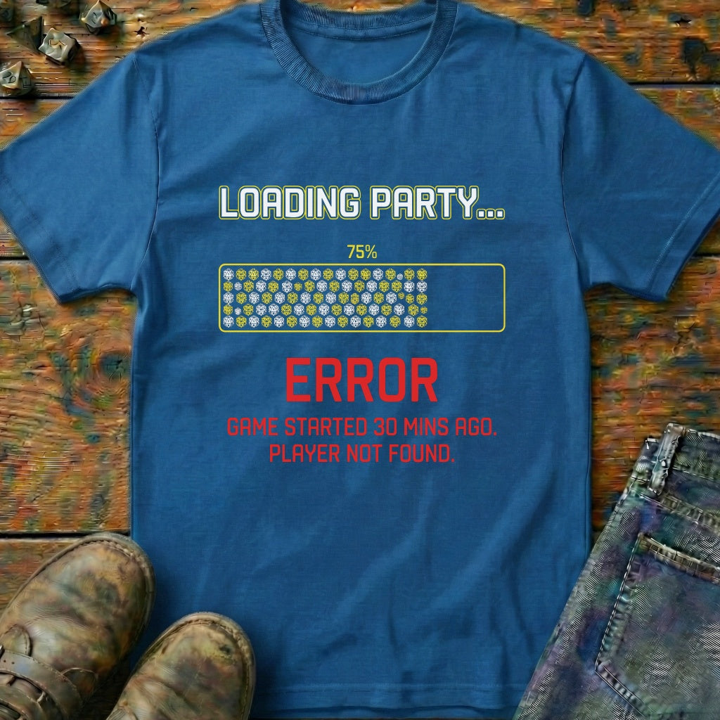 Loading Party 75 Error T-Shirt