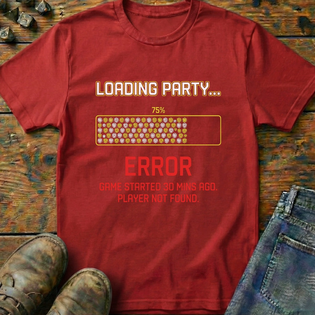 Loading Party 75 Error T-Shirt