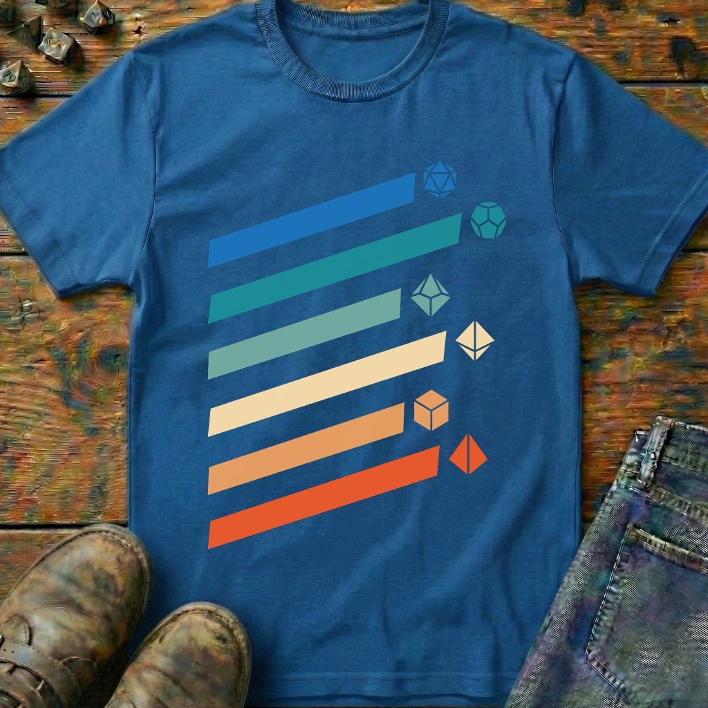Retro D20 Dice T-Shirt