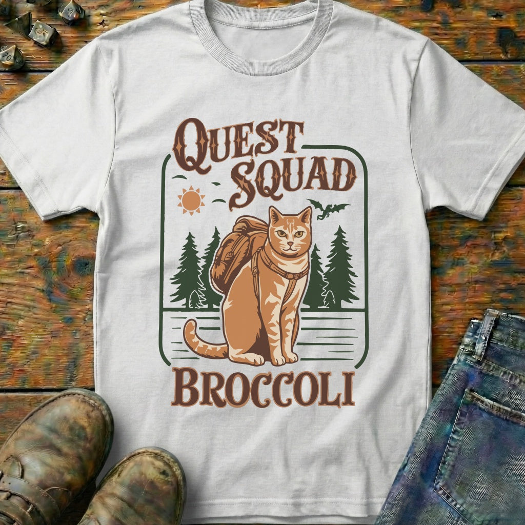 Quest Cat Broccoli T-Shirt