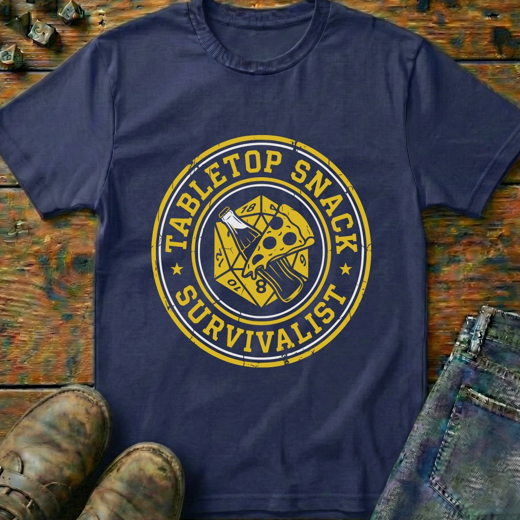 Tabletop Snack Survivalist T-Shirt