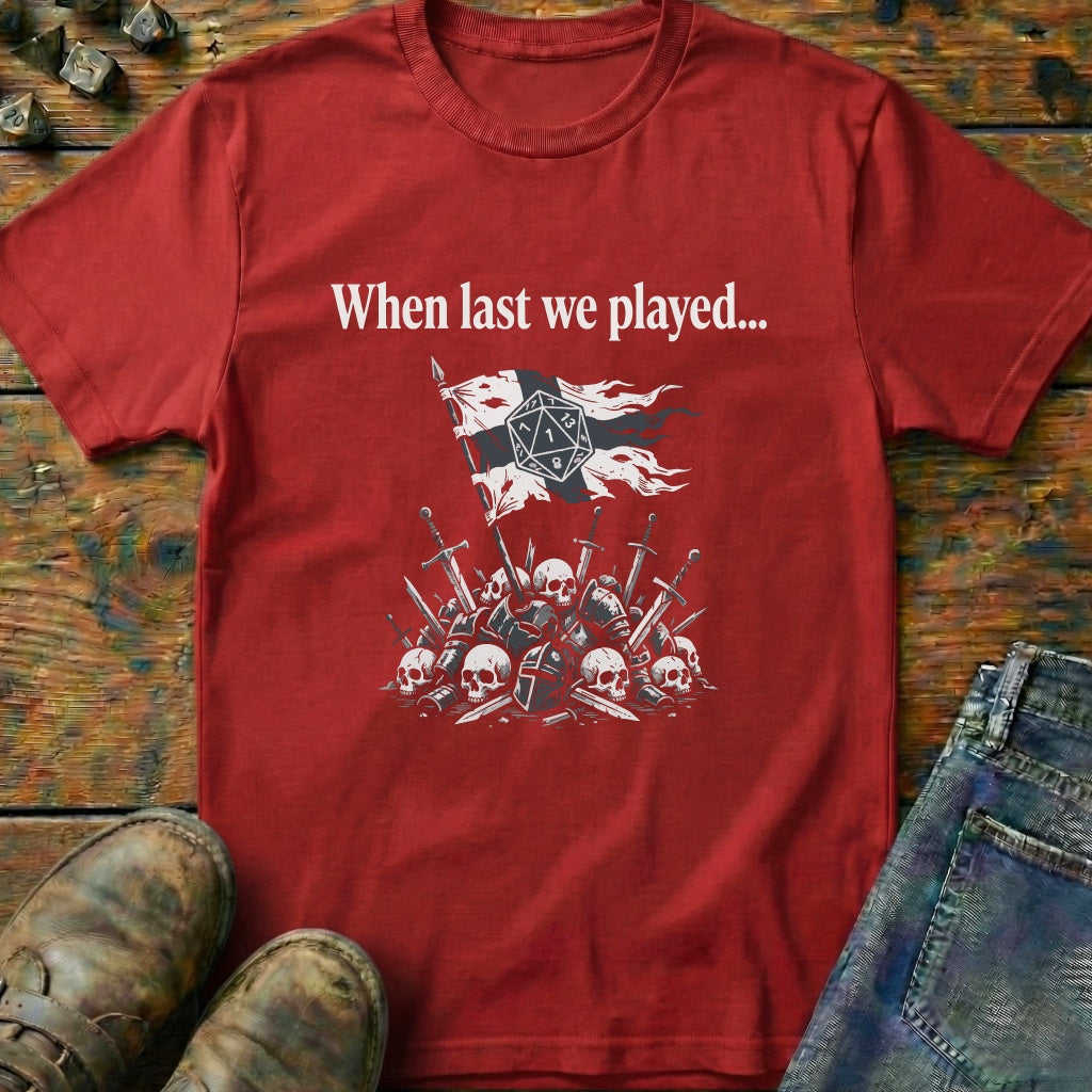 When Last We Played Flag T-Shirt