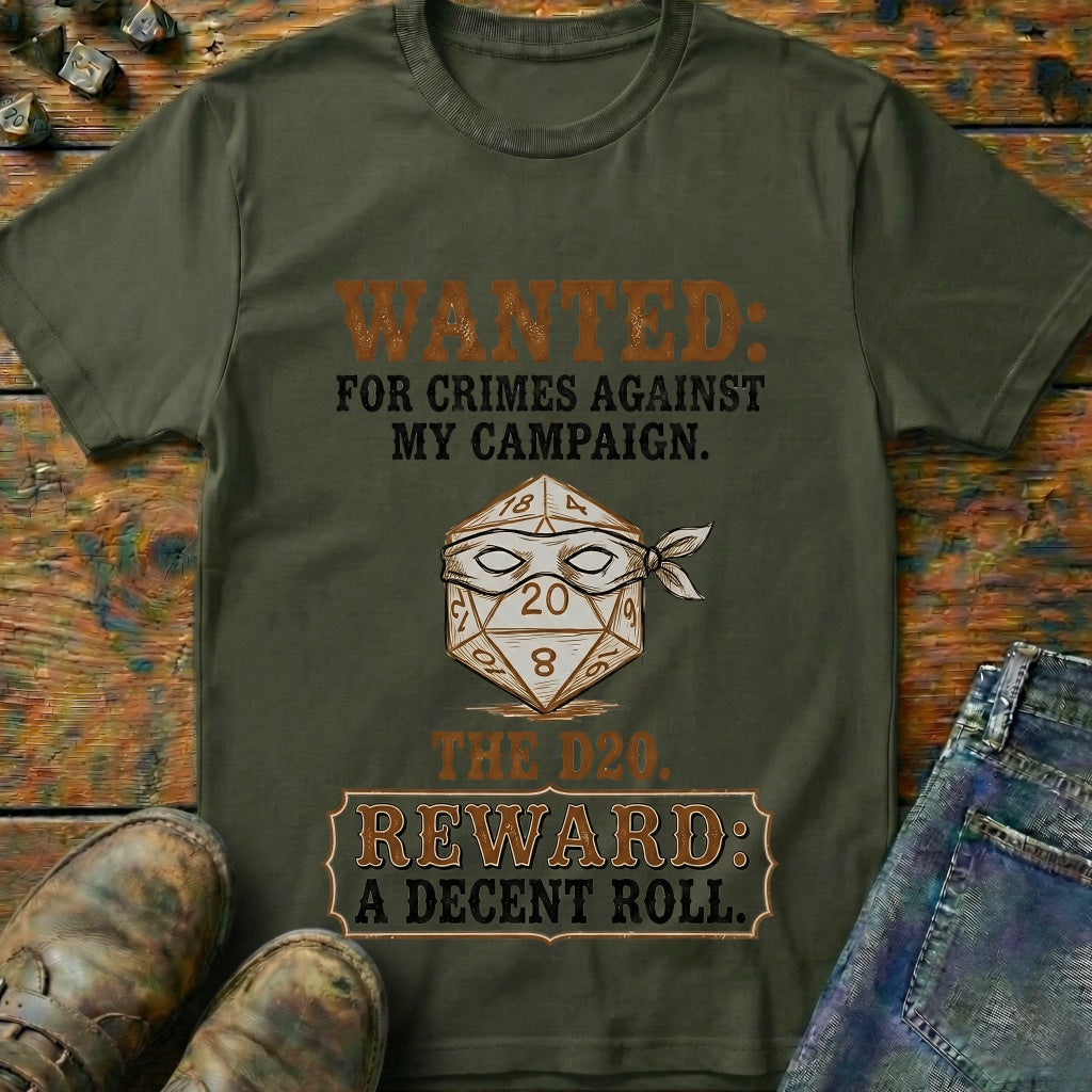 D20 Wanted T-Shirt