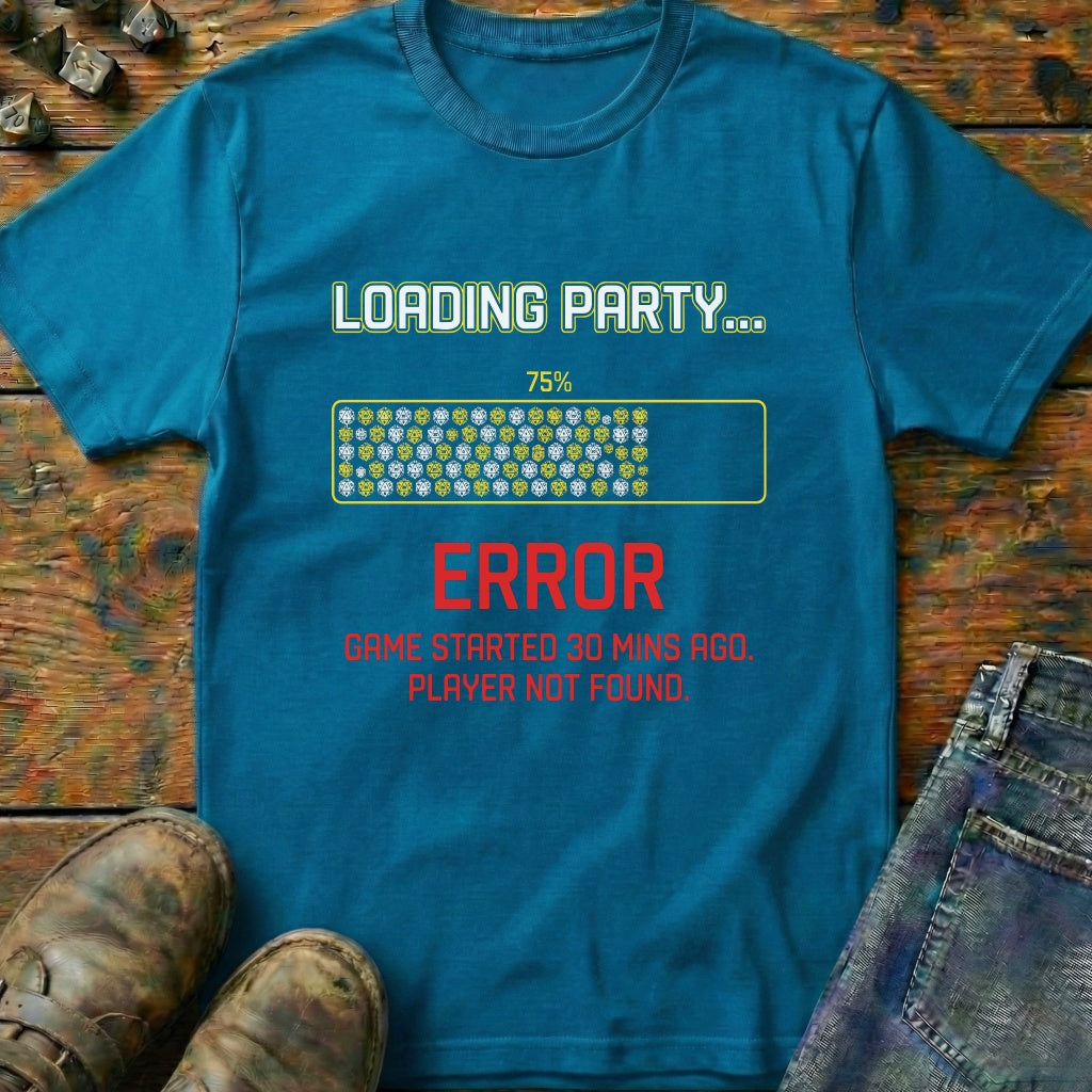 Loading Party 75 Error T-Shirt