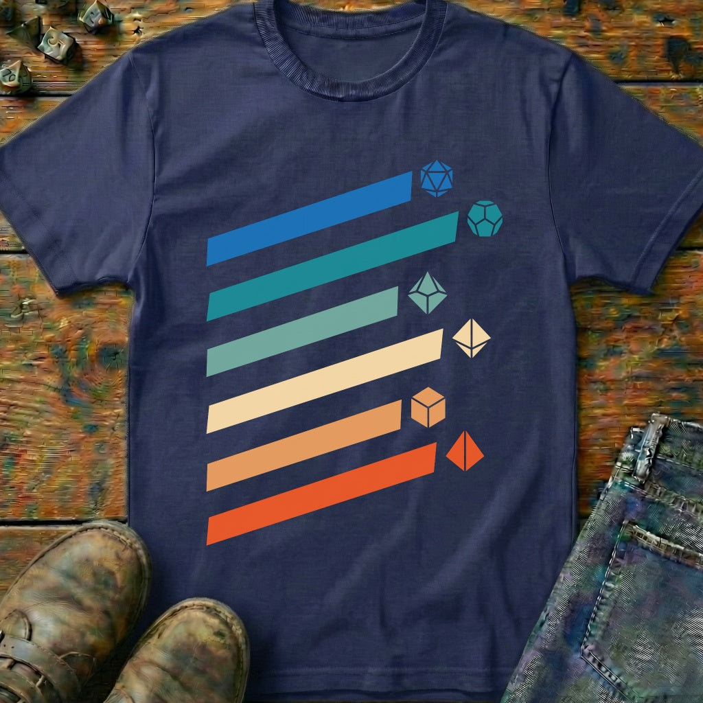 Retro D20 Dice T-Shirt