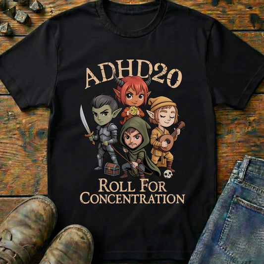 Roll For Concentration T-Shirt