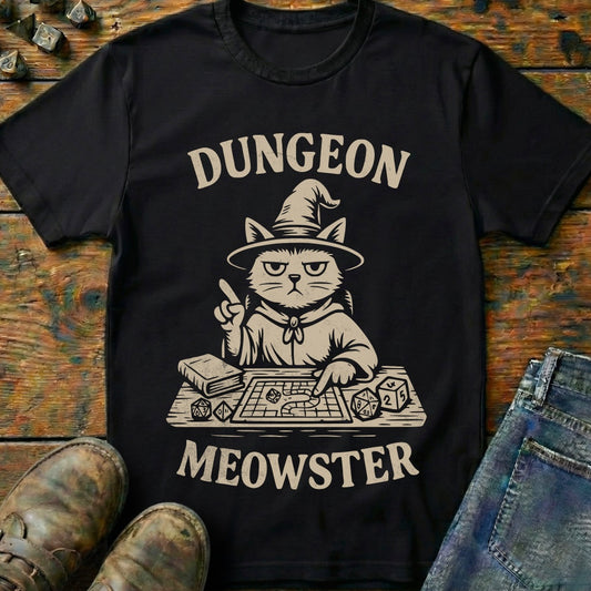Dungeon Meowster Cat T-Shirt