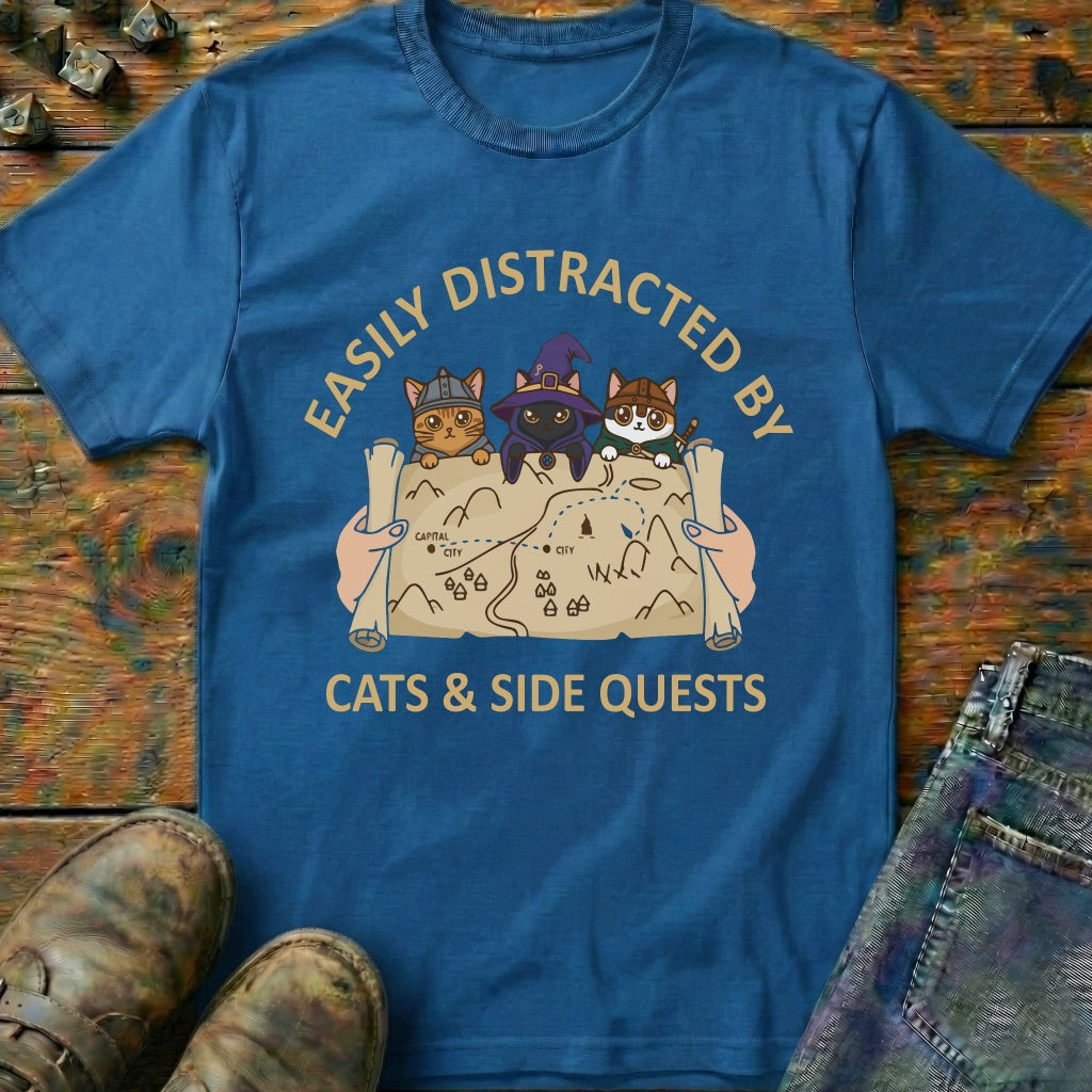Easily Distracted By Cats T-Shirt