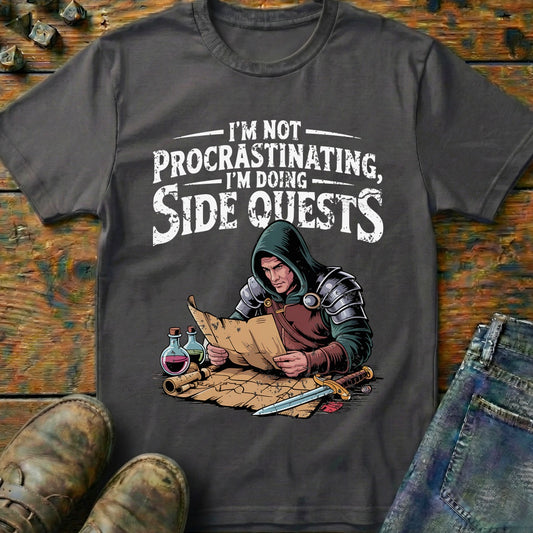 I'm Doing Side Quests T-Shirt (Intentional Distressed Look)