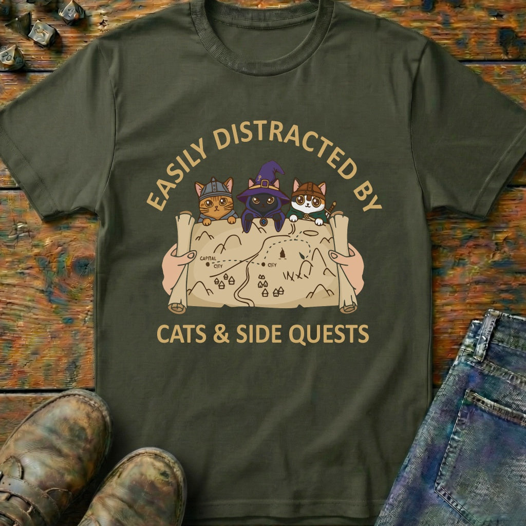 Easily Distracted By Cats T-Shirt