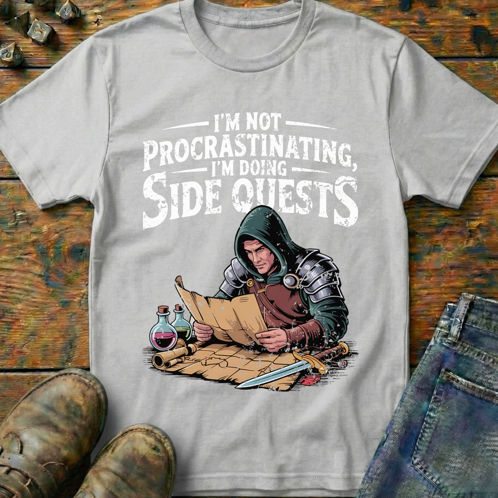 I'm Doing Side Quests T-Shirt (Intentional Distressed Look)