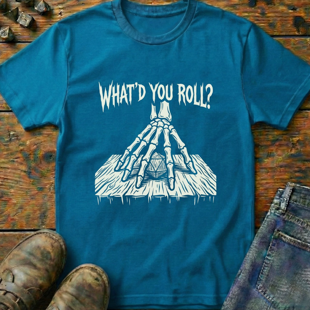 What You Roll Wood Dice T-Shirt