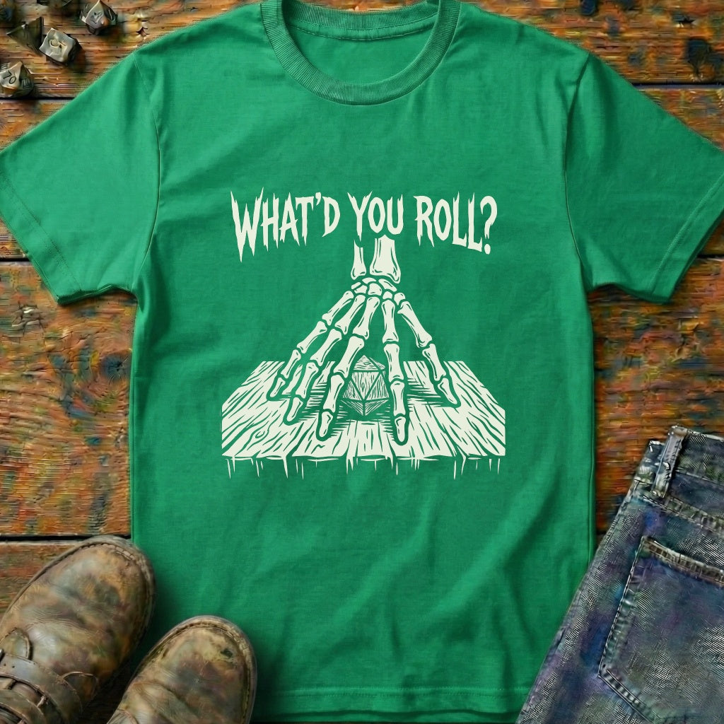 What You Roll Wood Dice T-Shirt