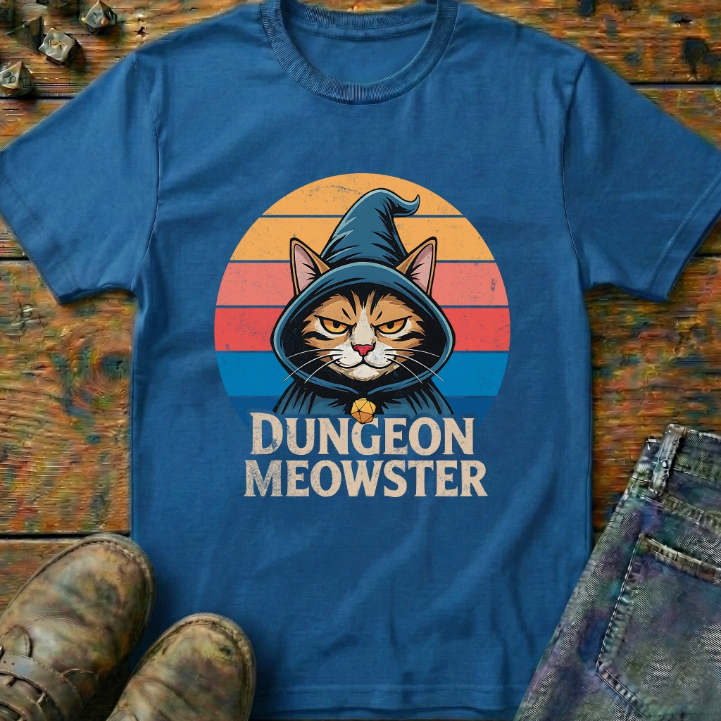Dungeon Meowster Sunset T-Shirt